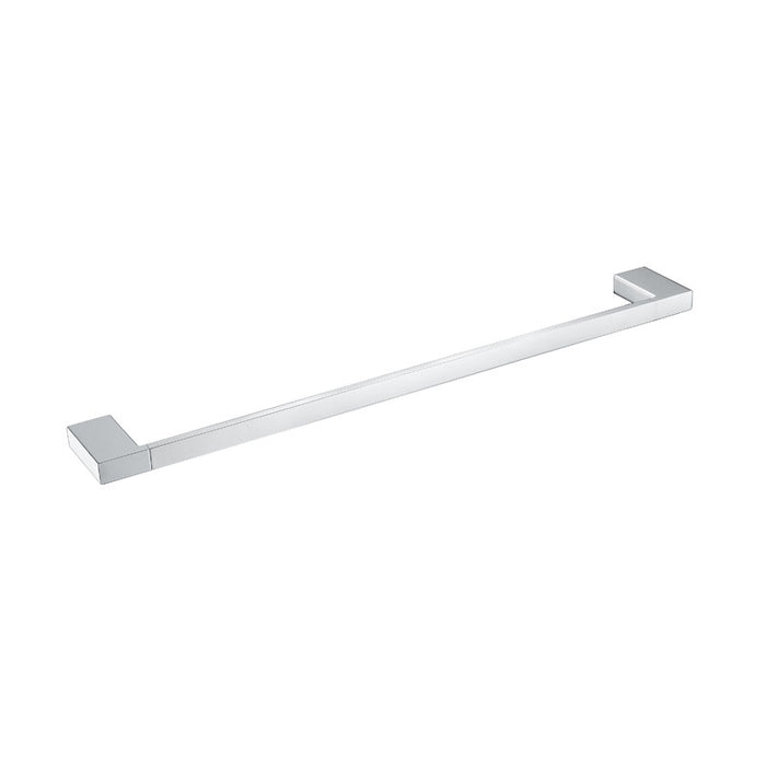 800mm BK KOMPAKT ECKIG Chrome/Matt Black/Brushed Nickel Brass Single Square Bars Towel Rails - HD reno