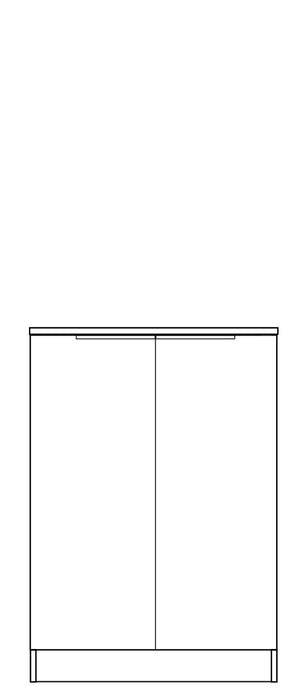 650*600*900mm Otti Byron/Bondi Laminated Black Oak Moisture Resistant Plywood Mini Laundry