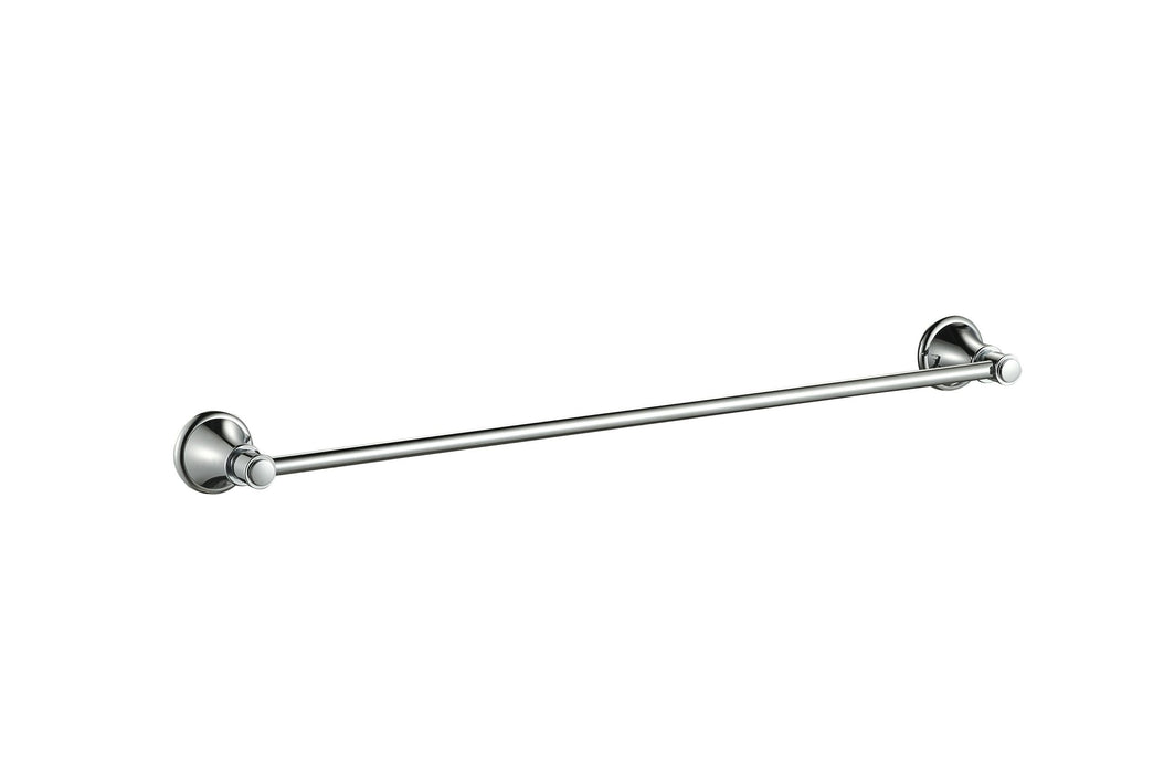 800mm Clasico Chrome/Brushed Nickel/Brushed Gold/Matt Black Single Towel Rail - HD reno
