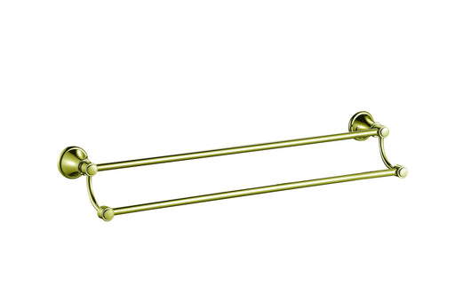 600mm Clasico Chrome/Brushed Nickel/Brushed Gold/Matt Black Double Towel Rail - HD reno