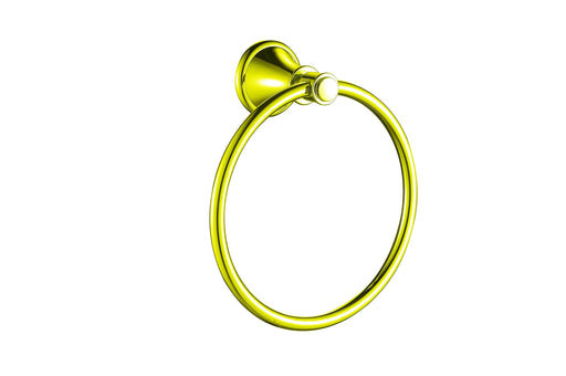 Clasico Chrome/Brushed Nickel/Brushed Gold/Matt Black Towel Ring - HD reno