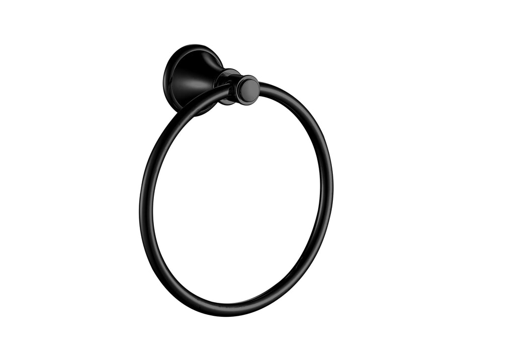 Clasico Chrome/Brushed Nickel/Brushed Gold/Matt Black Towel Ring - HD reno