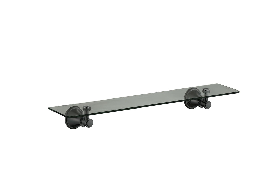 Clasico Chrome/Brushed Nickel/Brushed Gold/Matt Black Glass Shelf - HD reno