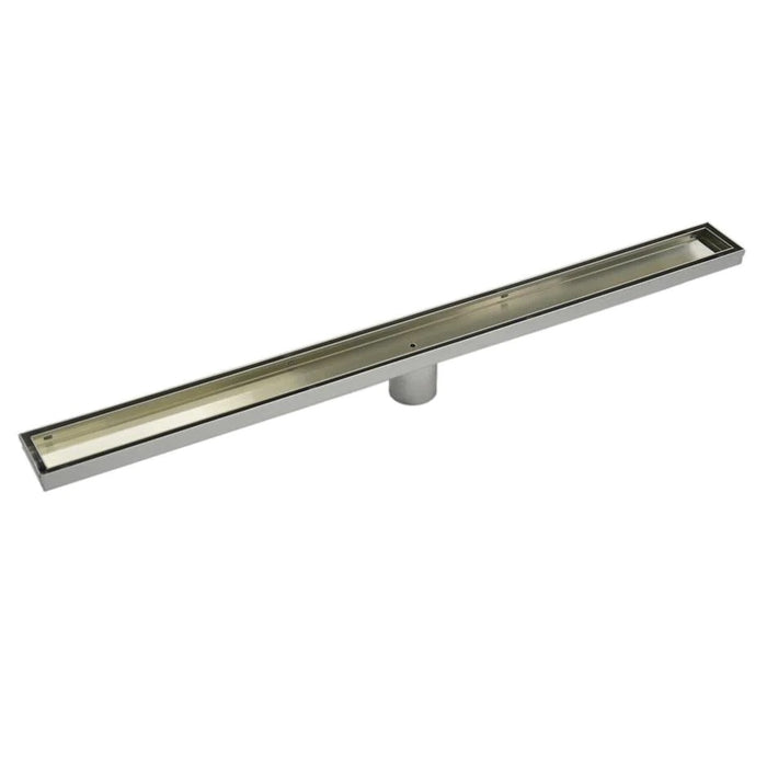 600-1800mm Somer Silver Wide Tile Insert Floor Grate Tile Insert Drain (80mm Outlet)