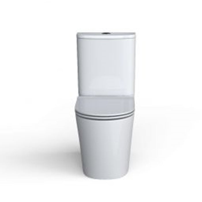 700*385*820mm Aquaperla Arrow Sergio Dual Washdown Two-piece Ceramic Gloss White Rimless Back To Wall Toilet - HD reno