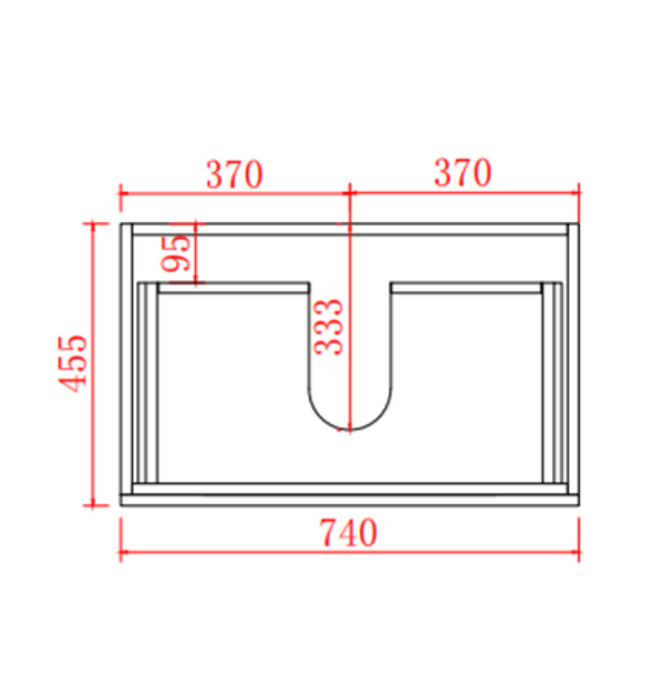 600-1500*460*560mm Stella Walnut Bathroom Vanity Wall Hung Cabinet Only and Ceramic/Stone Top Available