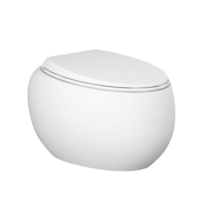 560*400*350mm Fienza RAK Cloud Rimless Matt White Wall Hung Pan