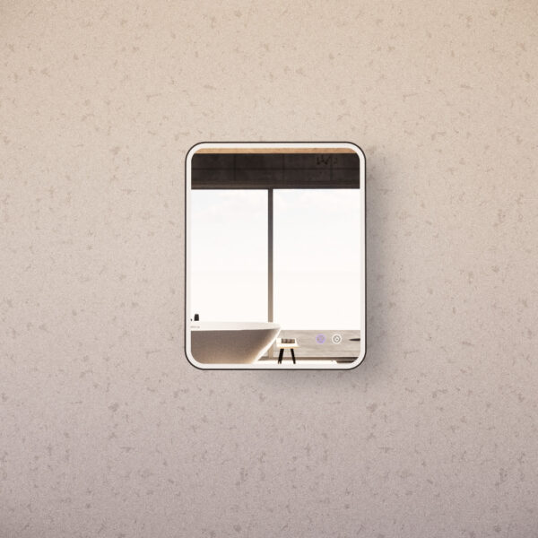 750/900/1200/1500mm ABS Gold/Black/Brushed Nickel Framed S4 Rectangle Square with Easy Hooks and Dimmer LED Mirror - HD reno