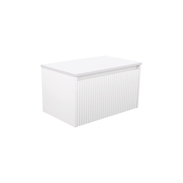 750-1500*460*420mm FIE Alina Satin White Cabinet Only and Ceramic / Stone Top Available Wall Hung Vanity