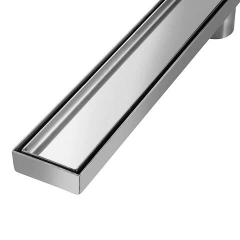 600-1800mm Somer Silver Wide Tile Insert Floor Grate Tile Insert Drain (80mm Outlet)