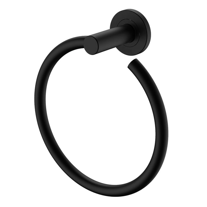 Kaya Hand Towel Ring Matte Black