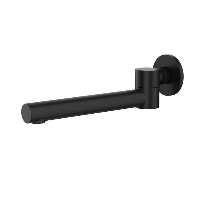 Ikon Otus Brushed Nickel/Chrome/Matt Black/Gunmetal Grey/Brushed Gold Solid Brass Round Swivel Bath Spout - HD reno
