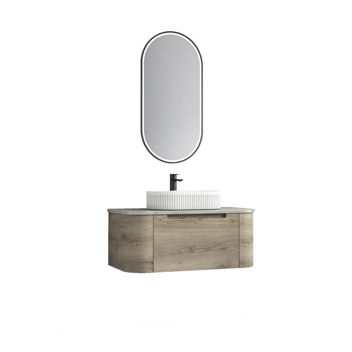 750-1800*460*350mm Aulic Hamilton Plywood Wall Hung Curving Vanity and German Accessories - HD reno