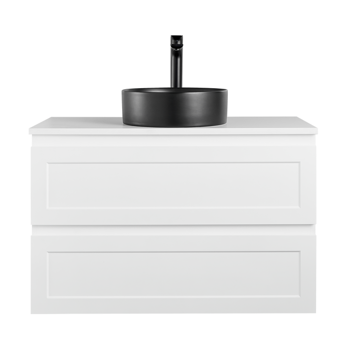600-1500*460*560mm Matt White Bathroom Vanity Wall Hung Cabinet Only and Ceramic/Stone Top Available