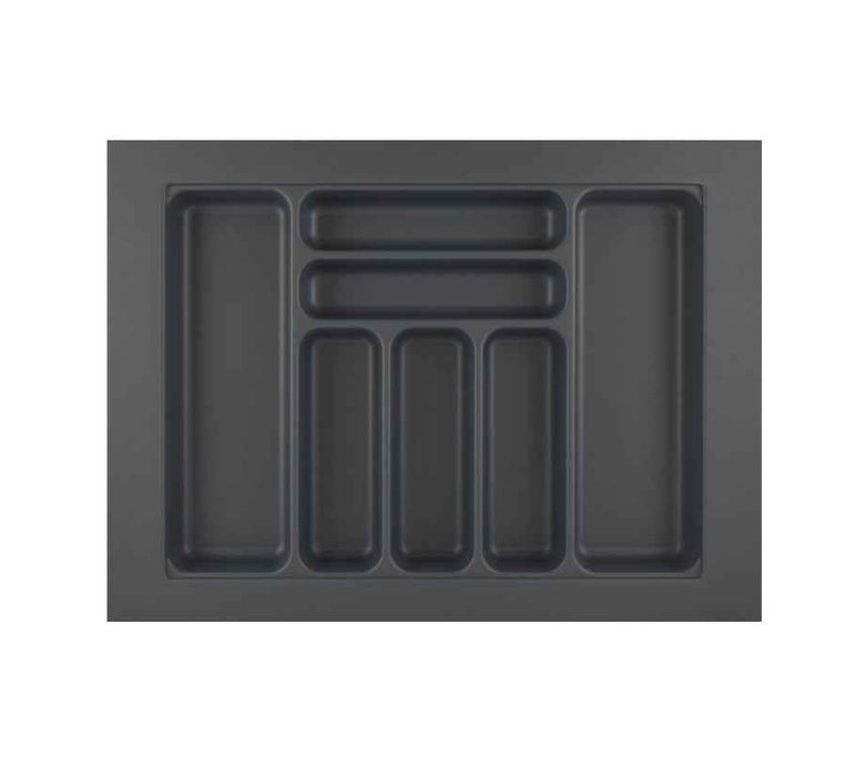 700mm Hettich Cutlery Insert Black Custom Size Kitchen Drawer Cutlery Tray Adjustable (Copy)
