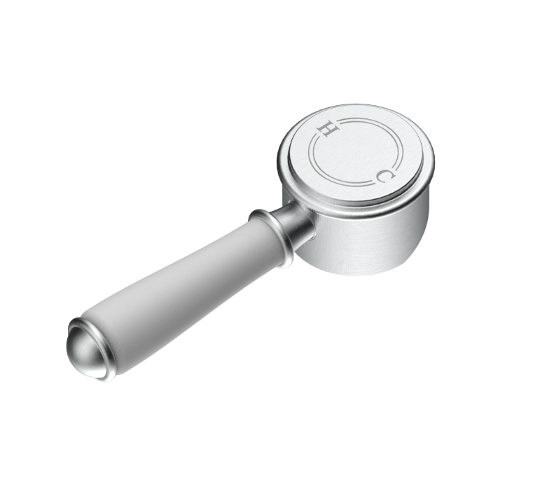 Clasico Brass & Ceramic Handle For Wall Mixer Brushed Gold/Brushed Nickel/Chrome/Matt Black