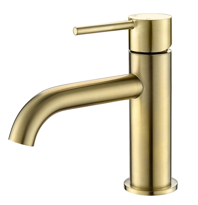 Modernnational Divine Brushed Bronze Stainless Steel Basin Mixer