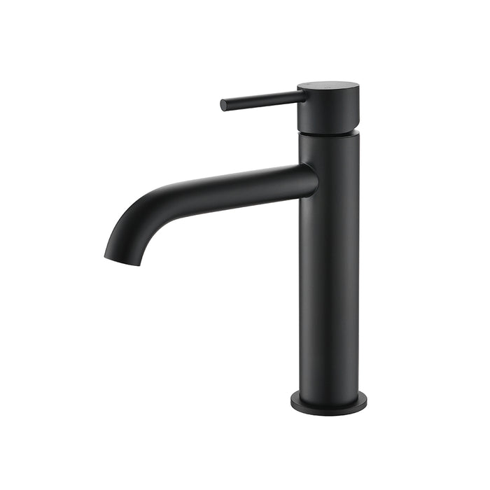 Modernnational Divine Matt Black Stainless Steel High Rise Basin Mixer