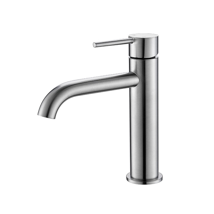 Modernnational Divine Brushed Nickel Stainless Steel High Rise Basin Mixer