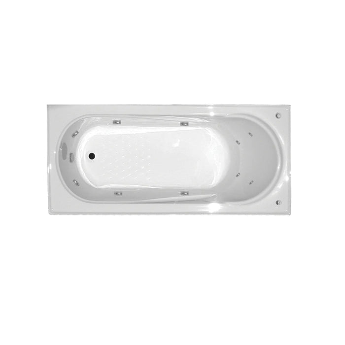 1530/1670/1800*740*450mm Allura Spa Bath Tub 6/10/12 jets White Acrylic drop in Rectangle - HD reno