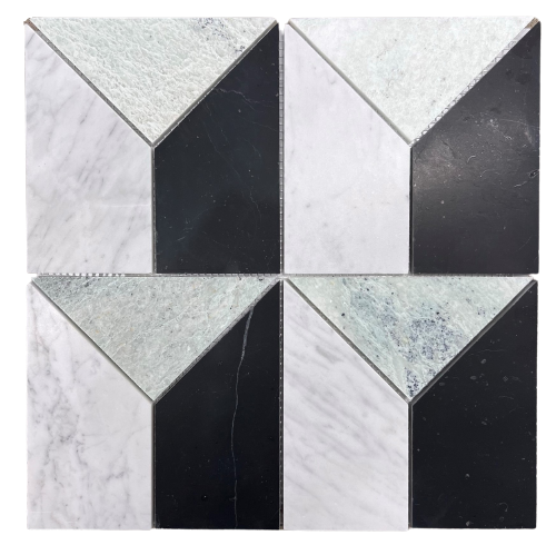 Art Deco Mint+Carrara+Nero