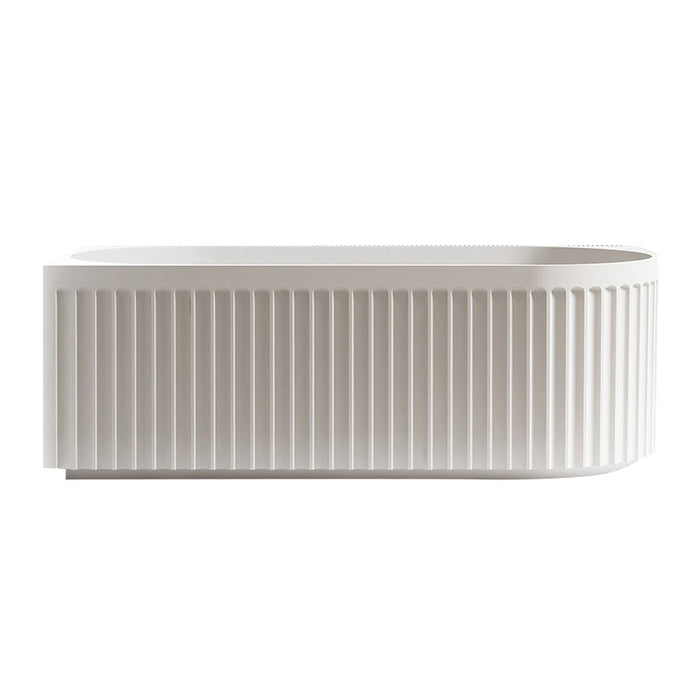 1500/1700*750/800*580mm ARTEMIS Series Matt White Corner Bathtub Non-Over Flow