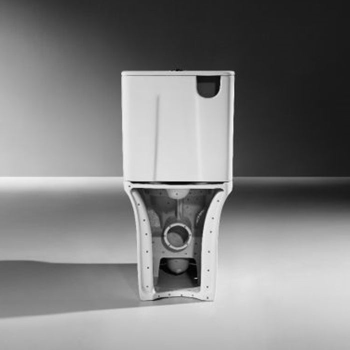 655*400*810mm Aquaperla Arrow Orzo Dual Washdown Two-piece Ceramic Gloss White Rimless Back To Wall Toilet - HD reno