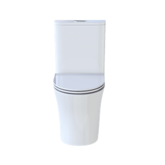 670*380*810mm Aquaperla Arrow Armino Dual Washdown Two-piece Ceramic Gloss White Back To Wall Toilet - HD reno