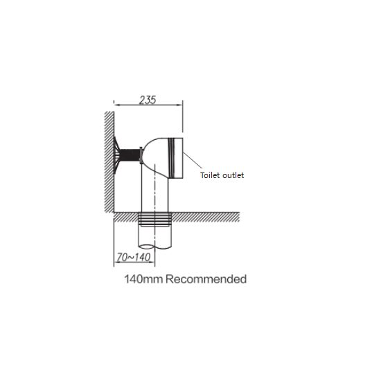 670*380*810mm Aquaperla Arrow Armino Dual Washdown Two-piece Ceramic Gloss White Back To Wall Toilet - HD reno