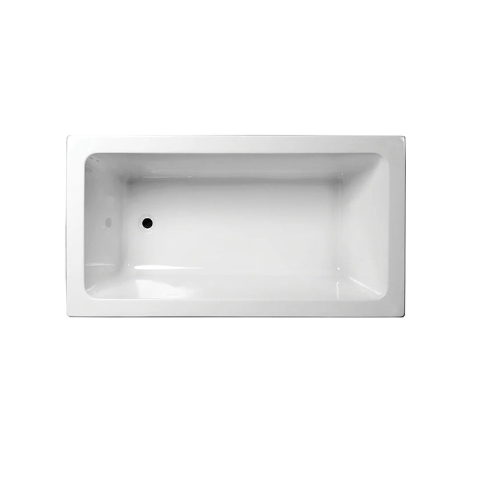 Alpha 1490/1700/1795*750*470mm bath tub White Acrylic drop in Rectangle - HD reno