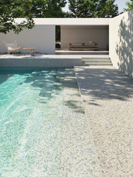 25/50mm AQUARELLE FLUID Corner/Cove/Square Mosaic Tiles 1-2m2/pack 15lm/pack
