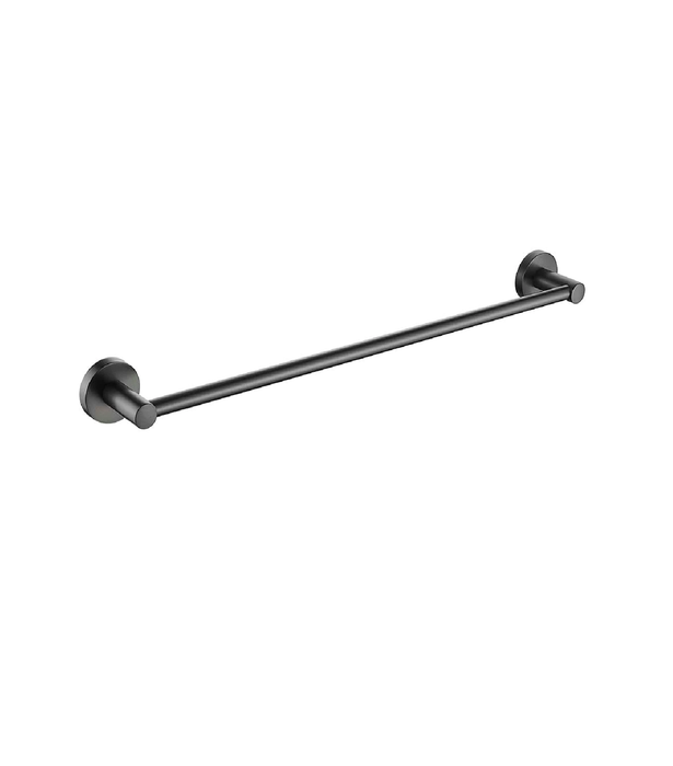 Ideal Single Towel Rail - 600mm (Brushed Gun Metal)