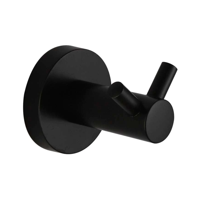 Ideal Double Robe Hook (Black)