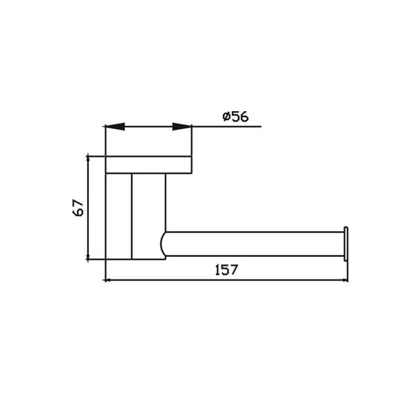 Ideal Toilet Roll Holder(Brushed Gold)