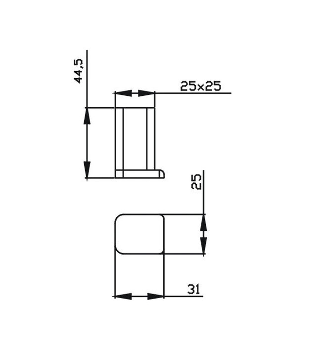 Elegant Robe Hook (Black)