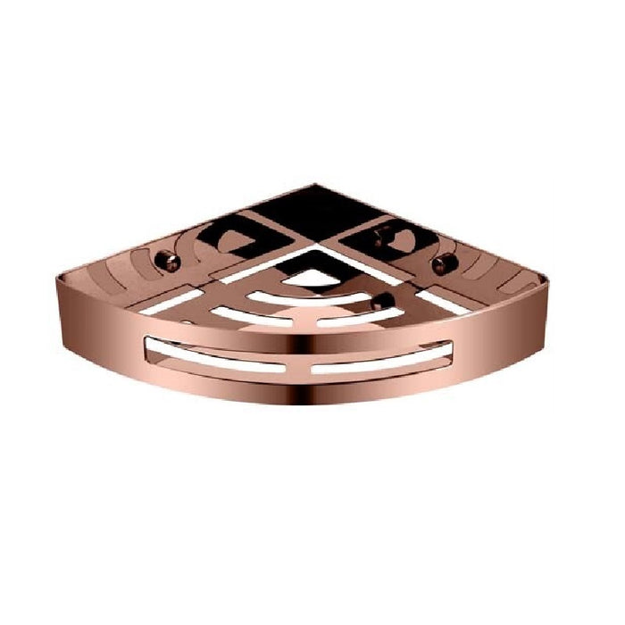 Rose Gold Universal Stainless Steel Corner Shelf