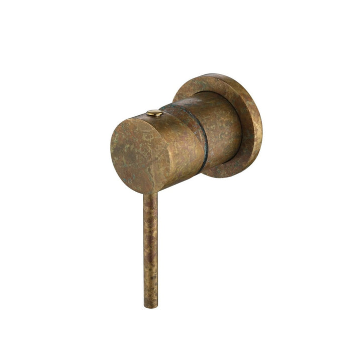Bella LVB Mica Living Brass Round Shower Mixer - HD reno