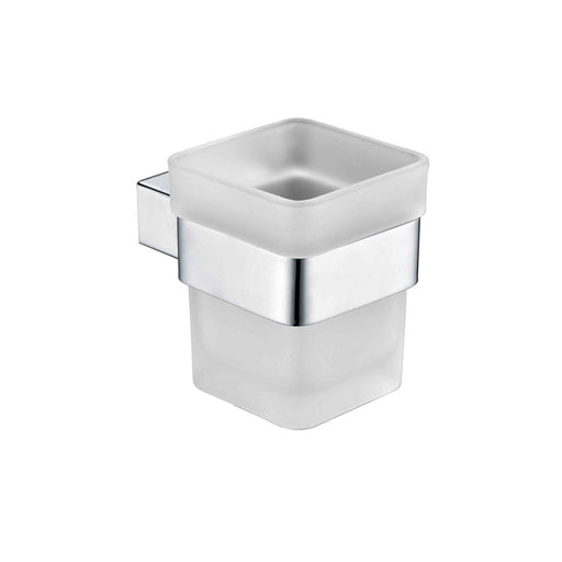 Chrome/Matt Black Stainless Steel ECKIG Thumbler Holder - HD reno