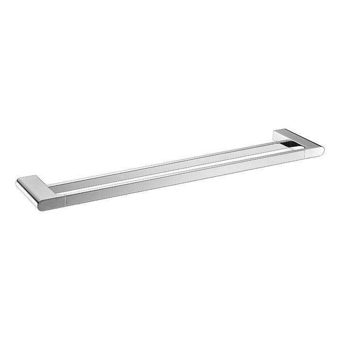 800mm BK KOMPAKT RUND Chrome/Matt Black/Brushed Nickel/Brushed Gold/Brushed Gun Metal/Brushed Bronze Brass Double Oval Bars Towel Rails - HD reno