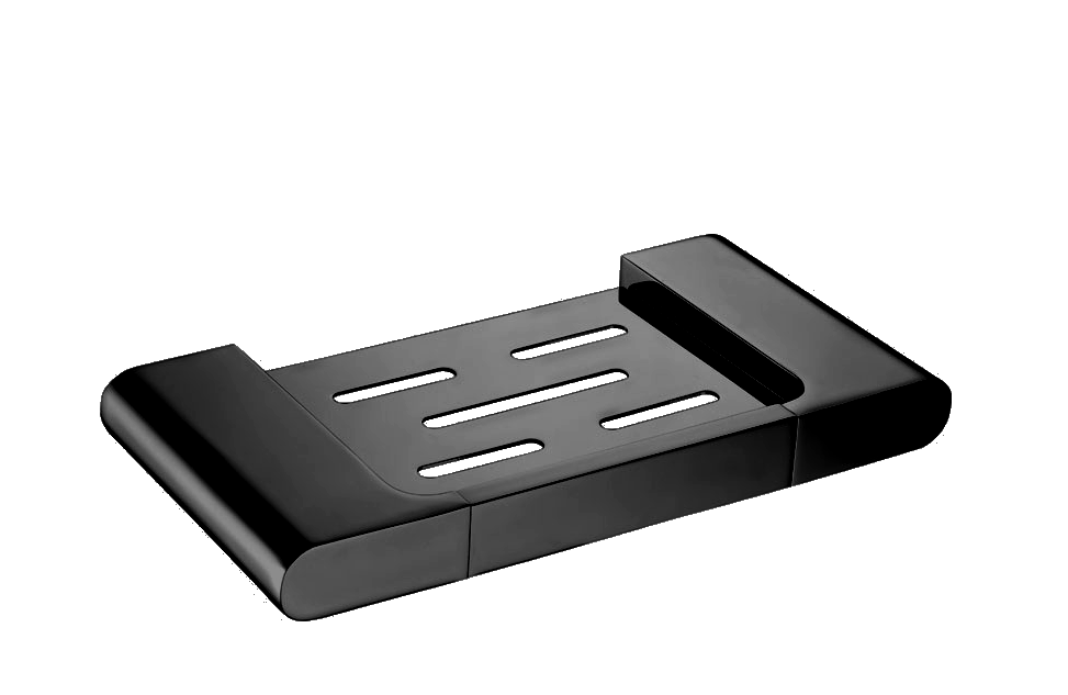 BK KOMPAKT RUND Chrome/Matt Black/Brushed Nickel/Brushed Gold/Brushed Gun Metal/Brushed Bronze Brass Rectangle Soap Tray - HD reno