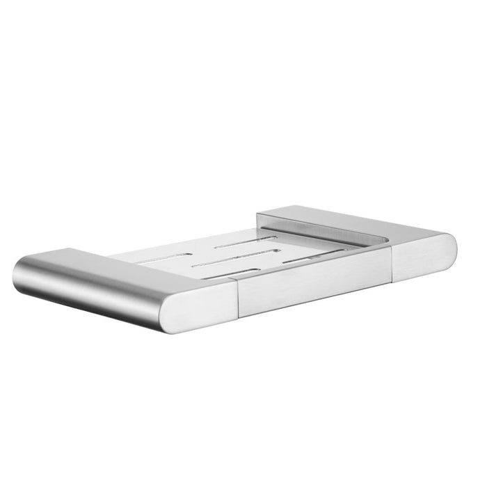 BK KOMPAKT RUND Chrome/Matt Black/Brushed Nickel/Brushed Gold/Brushed Gun Metal/Brushed Bronze Brass Rectangle Soap Tray - HD reno