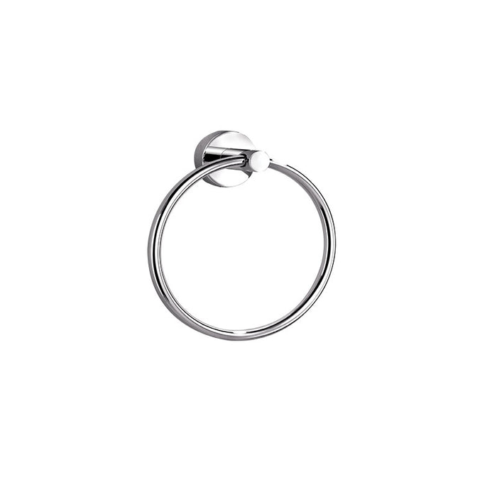 BK RUND Chrome/Matt Black/Brushed Nickel/Brushed Gold/Brushed Gun Metal/Brushed Bronze Brass Round Towel Rings - HD reno