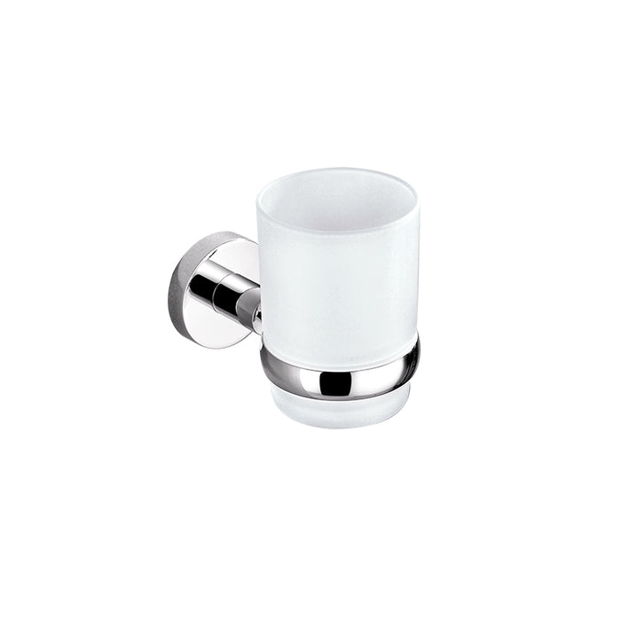 BK RUND Chrome Brass Single Round Tumbler Holders - HD reno