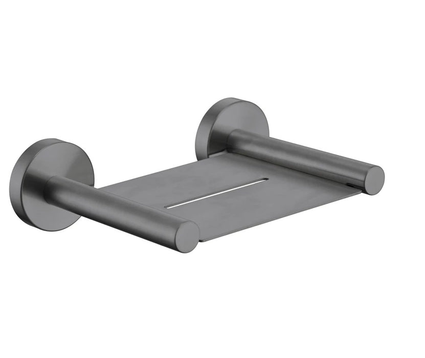 BK RUND Chrome/Matt Black/Brushed Nickel/Brushed Gold/Brushed Gun Metal/Brushed Bronze Brass Rectangle Soap Tray - HD reno