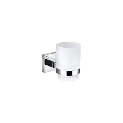 BK ECKIG Chrome Brass Single Round Tumbler Holders - HD reno