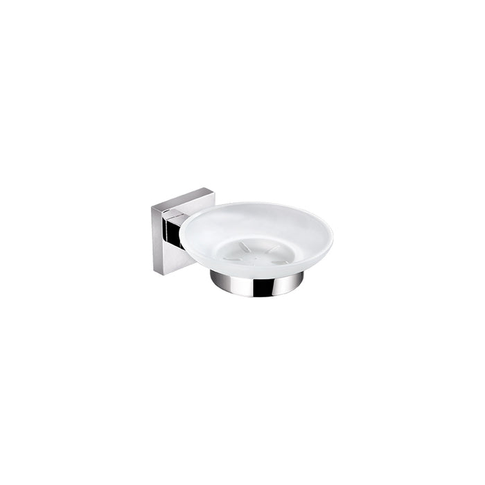 BK ECKIG Chrome Brass Round Soap Tray - HD reno