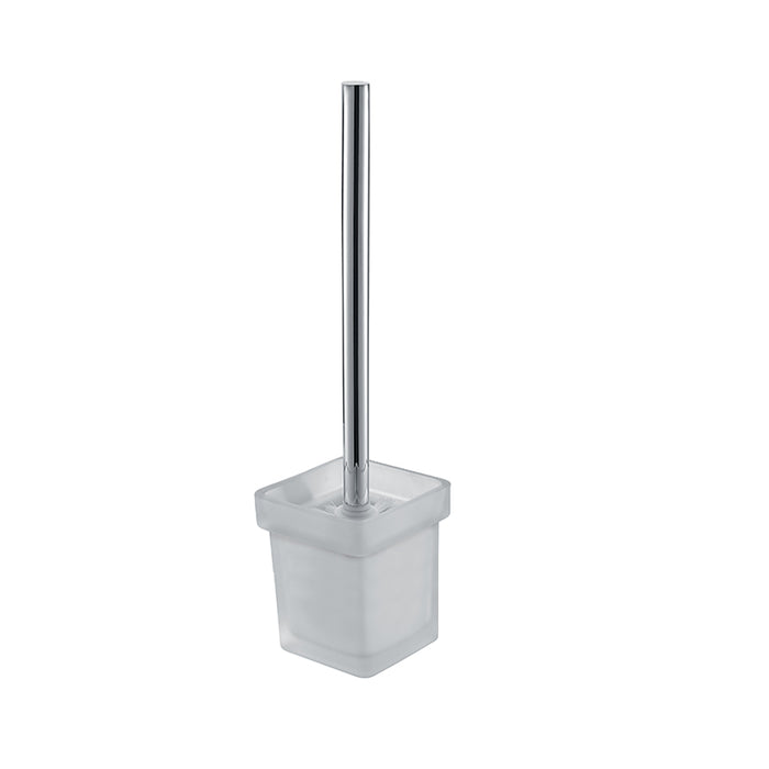 BK KOMPAKT ECKIG Chrome/Matt Black/Brushed Nickel Brass Square Toilet Brush Holders