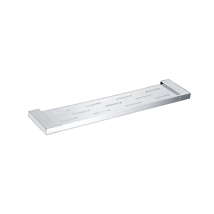 550*120mm BK KOMPAKT ECKIG Chrome/Matt Black/Brushed Nickel Brass Square Bars Shower Shelves - HD reno