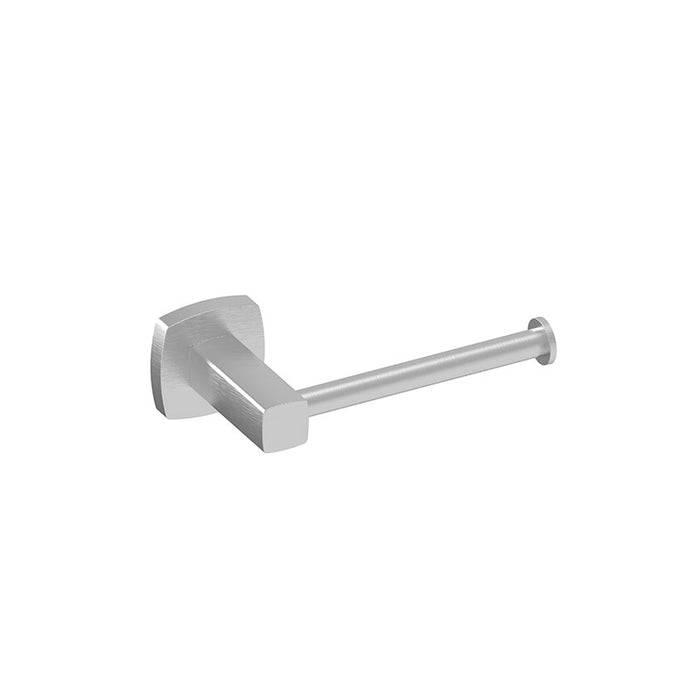 BK LUXUS Chrome/Matt Black/Brushed Nickel Brass Single Square Toilet Paper Holders - HD reno
