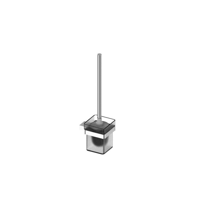 BK KASTEN Chrome/Matt Black/Brushed Nickel/Brushed Gun Metal/Brushed Bronze Brass Square Toilet Brush Holders - HD reno